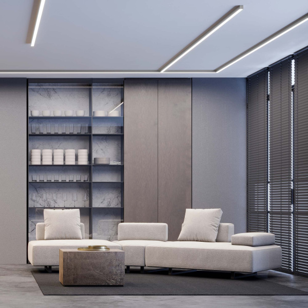 Профиль SL-LINE-5050-3000 ANOD (Arlight, Алюминий)