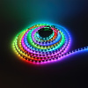 Светодиодная лента LUX class, 5050, 60 led/m, V62B, RGB-SPI (WS2812B), 5V, черный шлейф, IP20
