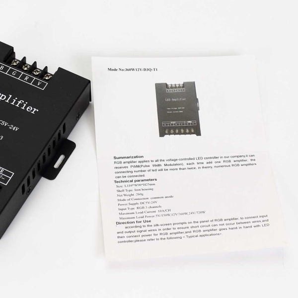 Усилитель RGB-30A P262 (5-24V, 150-720W)