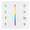 Панель Sens SMART-P45-RGBW White (230V, 4 зоны, 2.4G) (Arlight, IP20 Пластик, 5 лет)