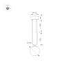 Светильник SP-BEADS-HANG-U-R130-10W Day4000 (BK, 275 deg, 230V) (Arlight, IP20 Металл, 5 лет)