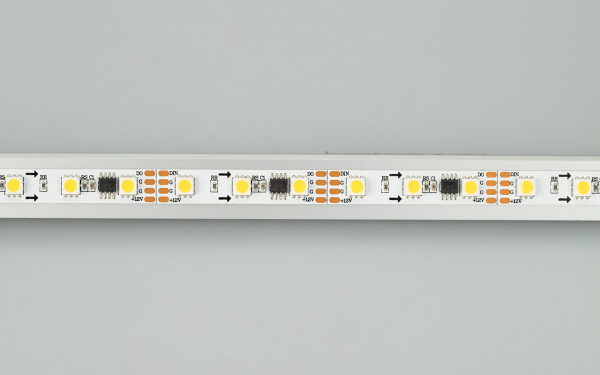 Лента SPI-5000-5060-60 12V Cx3 Warm3000-Auto (10mm, 13.2W, IP20) (Arlight, Открытый, IP20)