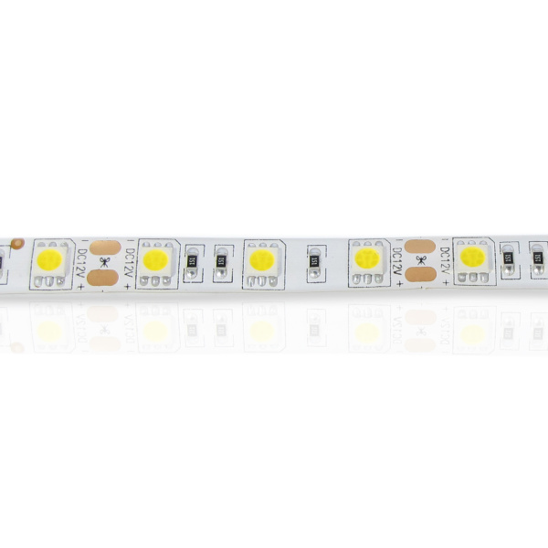 Светодиодная лента Standart class, 5050, 60led/m, Warm White, 12V, IP65