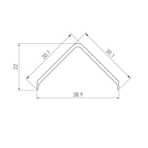 Экран матовый KLUS-P45-2000 Square OPAL (Arlight, Пластик)