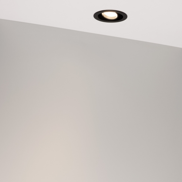 Светильник MS-VORTEX-BUILT-R90-12W Day4000 (BK-BK, 40 deg, 230V) (Arlight, IP20 Металл, 5 лет)