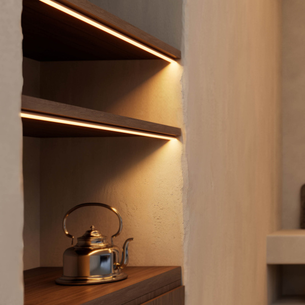 Профиль LINE-D-1515-2000 SQUARE ANOD (Arlight, Алюминий)