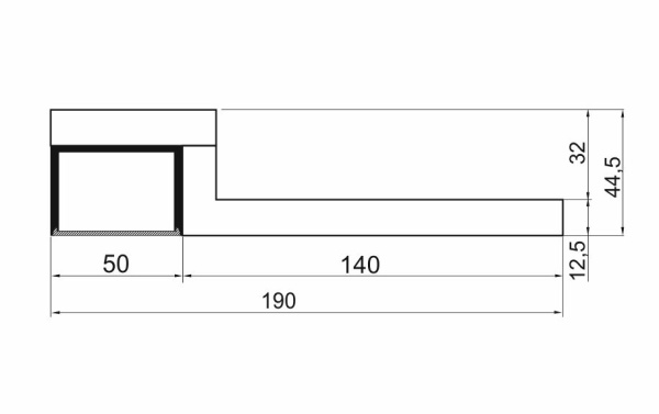 Декоративный Профиль ARL-LINE-EDGE-50-250 (ГКЛ 12.5мм) (Arlight, -)