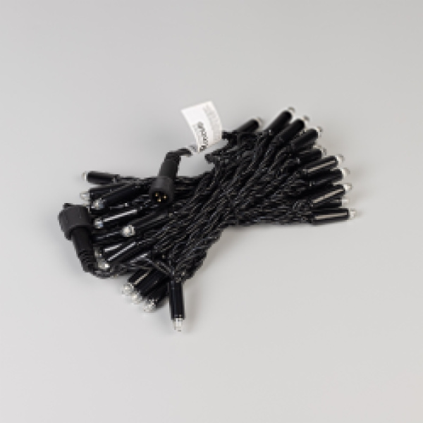 Светодиодная гирлянда ARD-STRING-CLASSIC-6000-BLACK-40LED-LIVE RGB-SPI (12V, 26W) (Ardecoled, IP65)