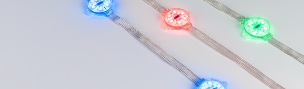 Модуль управляемый VISOR-DMX-5060-6-24V RGB 120deg (D40x12mm, 1.5W, IP68) (Arlight, Пластик, 3 года)