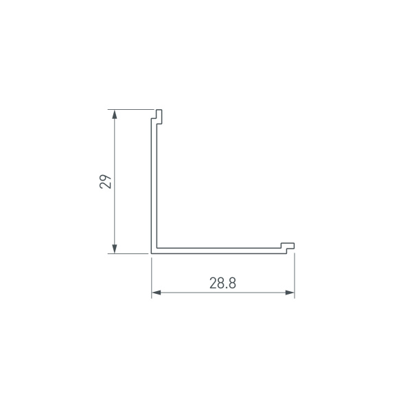 Экран SL-KANT-H30 SQUARE OPAL (Arlight, Пластик)