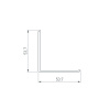 Экран KANT-H55 SQUARE OPAL (Arlight, Пластик)