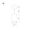 Светильник SP-POLO-HANG-LONG300-R85-15W Day4000 (WH-WH, 40 deg) (Arlight, IP20 Металл, 3 года)