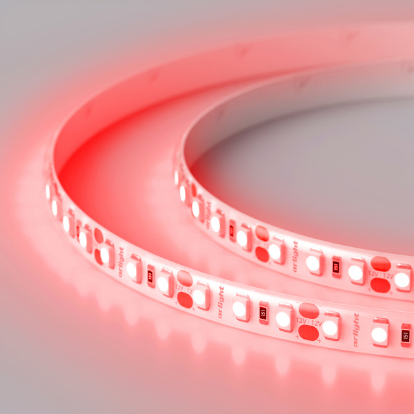 Лента герметичная RTW-SE-A120-8mm 12V Red (9.6 W/m, IP65, 3528, 5m) (Arlight, -)
