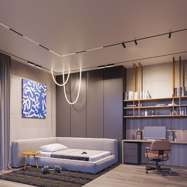 Светильник MAG-ORIENT-TUBE-ELASTIC-2620-R30-L5000-70W Day4000 (BK, 360 deg, 48V) (Arlight, IP20 Металл, 3 года)