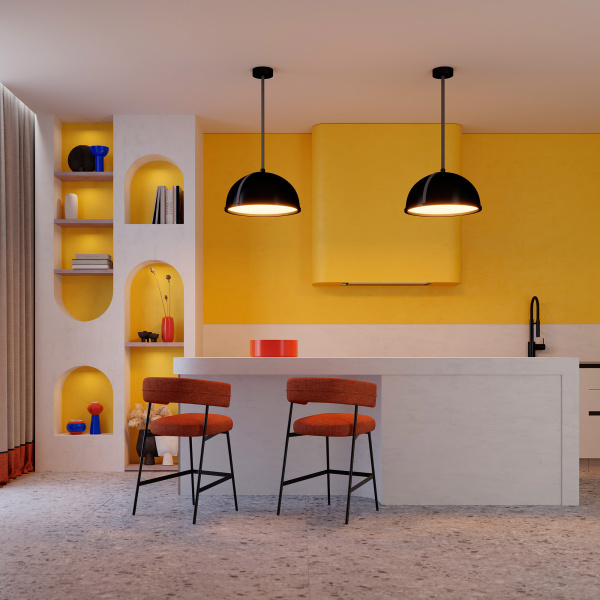 Светильник SP-STERI-ADEOLL-HANG-D500xH1500-30W Warm3000 (BK, 100deg, 230V) (Arlight, Металл)