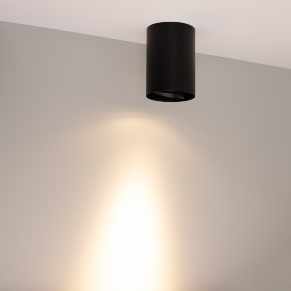 Светильник SP-FOCUS-R86-10W Warm3000 (BK, 15 deg, 230V) (Arlight, IP54 Металл, 5 лет)