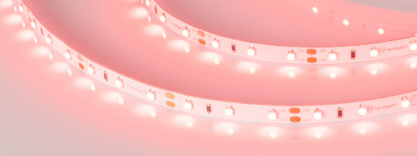 Лента RT-A60-8mm 12V Red (4.8 W/m, IP20, 2835, 5m) (Arlight, 4.8 Вт/м, IP20)