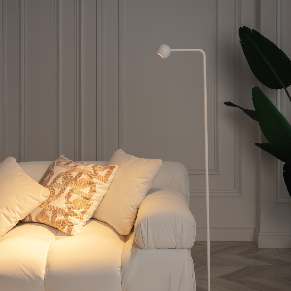 Светильник SP-OTTORI-FLOOR-6W Warm3000 (WH, 30 deg, 230V) (Arlight, IP20 Металл, 3 года)