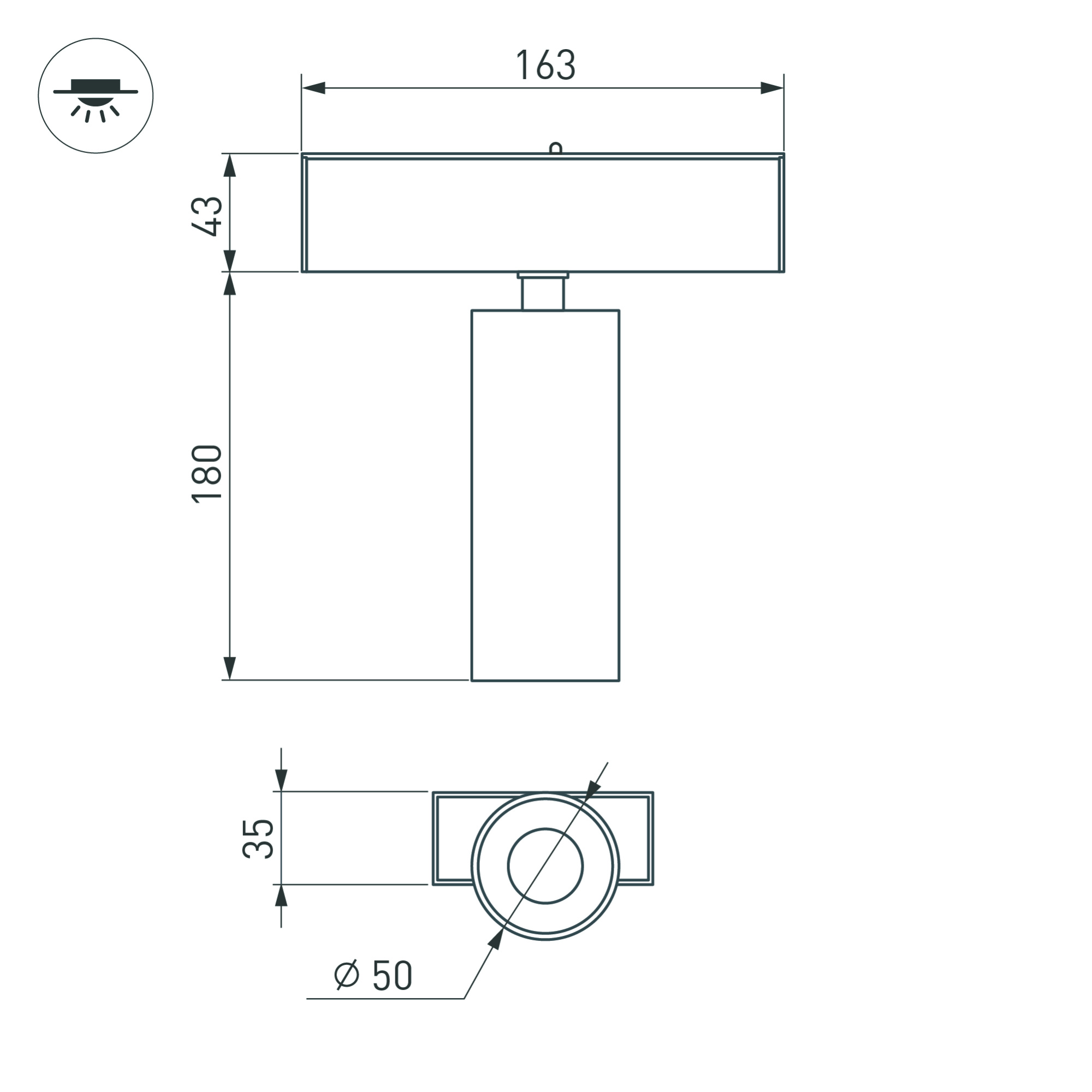 Светильник MAG-SPOT-45-R65-18W Day4000 (BK, 36 deg, 24V) (Arlight, IP20 Металл, 5 лет)