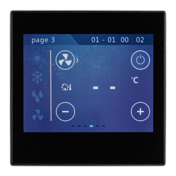 Панель Sens SR-KN3521-IN Black (KNX, MULTI) (Arlight, -)