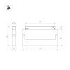 Светильник MAG-ORIENT-FLAT-FOLD-S230-12W Day4000 (BK, 80 deg, 48V) (Arlight, IP20 Металл, 3 года)