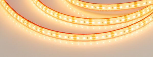 Лента герметичная RTW-PFS-A120-11mm 12V Yellow (9.6 W/m, IP68, 2835, 5m) (Arlight, -)