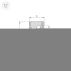 Силиконовый профиль WPH-FLEX-0612-SIDE-S8-10m BLACK (Arlight, Силикон)