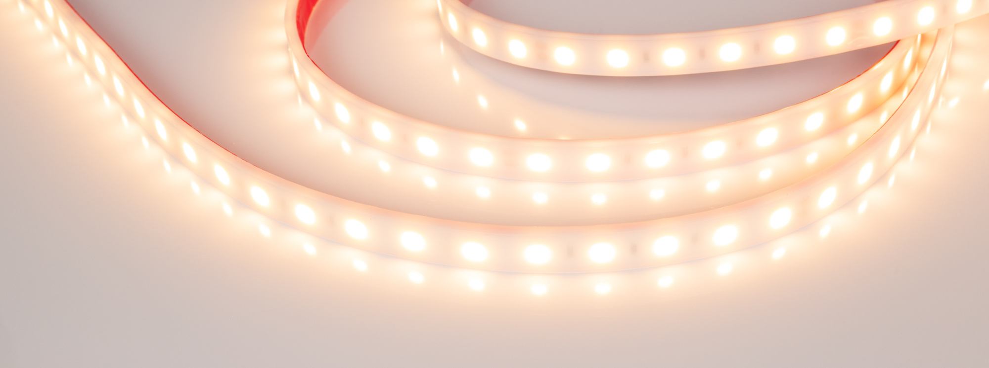 Лента RTW 2-5000PW 24V Warm2700 2x (5060, 300 LED, LUX) (Arlight, 14.4 Вт/м, IP66)