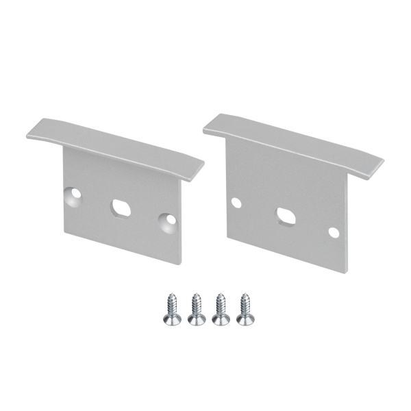 Заглушка LINIA25-F с отверстием (Arlight, Алюминий)