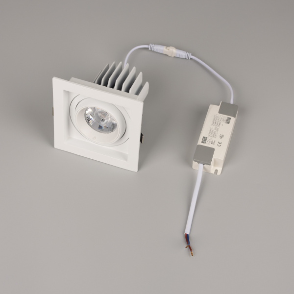 Светильник MS-VORTEX-BUILT-S117x117-20W Day4000 (WH-WH, 20 deg, 230V) (Arlight, IP20 Металл, 5 лет)