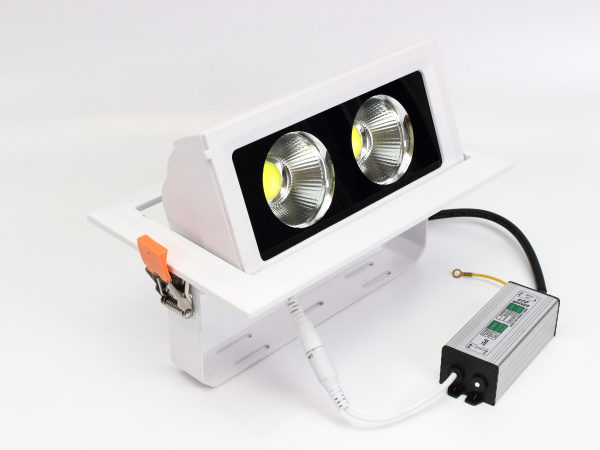 Светодиодный светильник встраиваемый JH-DDD-20W2 VG4 (40W, 220V, white)