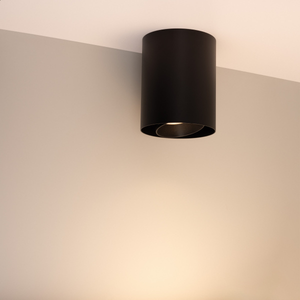 Светильник SP-FOCUS-R132-24W Warm3000 (BK, 36 deg, 230V) (Arlight, IP54 Металл, 5 лет)