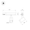 Светильник LGD-NIKA-4TR-R100-30W Warm3000 (BK, 24 deg, 230V) (Arlight, IP20 Металл, 5 лет)