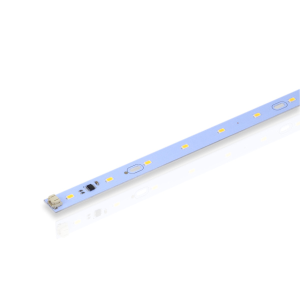 Светодиодная линейка 2835, 12 led, 220V, 6W, 410mm, D183, warm white