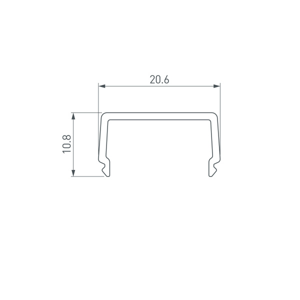 Экран ARH-WIDE-B-H20-2000 Square OPAL (Arlight, Пластик)