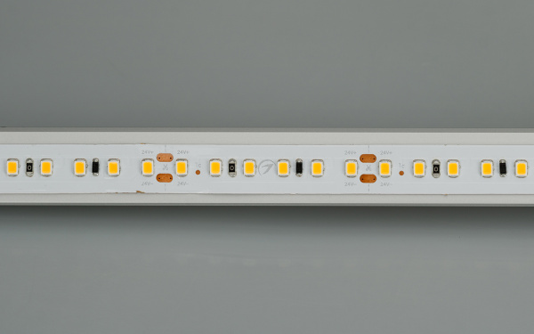 Лента IC2-20000 24V Warm2700 2x 12mm (2835, 120 LED/m, Long) (Arlight, 9.6 Вт/м, IP20)