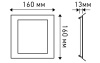 Светильник DL160x160A-12W White (Arlight, Открытый)