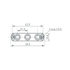 Модуль герметичный ARL-LC2835-3-12V Red (Arlight, Закрытый)