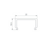 Экран SL-LINE-2011-2000 Square OPAL (Arlight, Пластик)