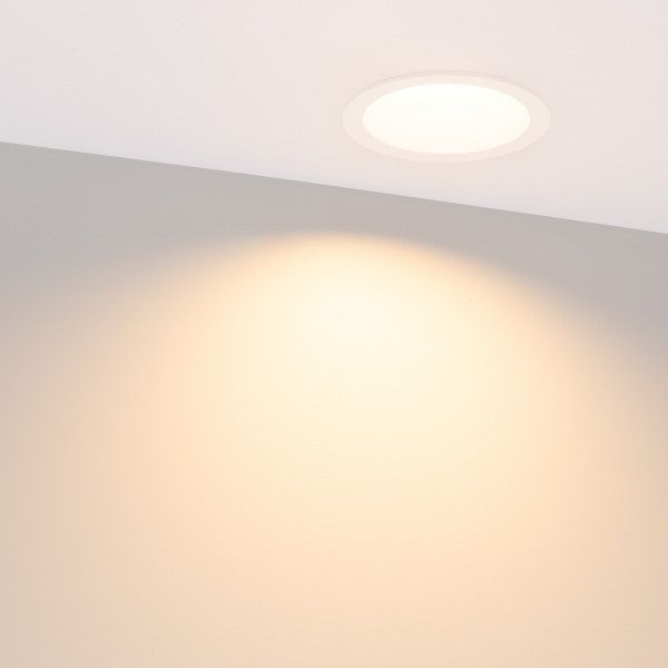 Светильник MS-DROP-BUILT-R105-14W Warm3000 (WH, 85 deg, 230V) (Arlight, IP54 Металл, 5 лет)