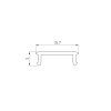 Экран LINE-2000 MARBLE GREY (Arlight, Пластик)