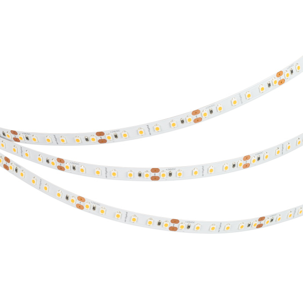 Лента NT-A120-8mm 24V Warm2700 (9.6 W/m, IP20, 3528, 5m) (Arlight, Открытый)