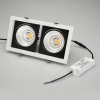 Светильник CL-KARDAN-S283x152-2x25W Warm3000 (WH-BK, 30 deg) (Arlight, IP20 Металл, 3 года)