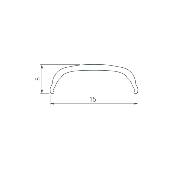 Экран ARH-BENT-W18-2000 Opal (Arlight, Пластик)