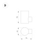 Светильник LGD-RAY-WALL-R46-3W Warm3000 (GR, 24 deg, 230V) (Arlight, IP65 Металл, 3 года)