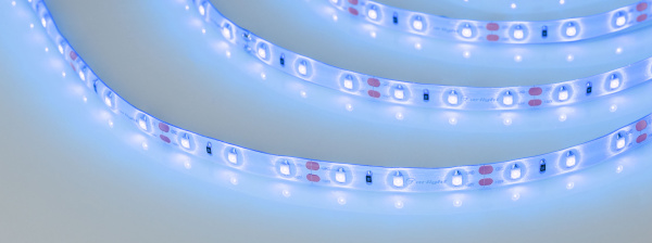 Лента RTW 2-5000SE 12V Blue (3528, 300 LED, LUX) (Arlight, 4.8 Вт/м, IP65)