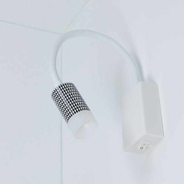 Светильник светодиодный прикроватный DH19 (220V, 5W, warm white, белый корпус)