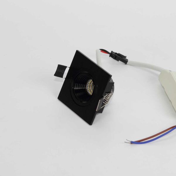 Светодиодный светильник встраиваемый 65 series black housing BW402 (3W,220V,day white)