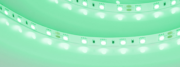 Лента RT-B60-10mm 24V Green (14.4 W/m, IP20, 5060, 5m) (Arlight, Открытый)
