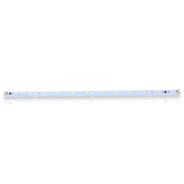 Светодиодная линейка 2835, 12 led, 220V, 6W, 410mm, D183, warm white